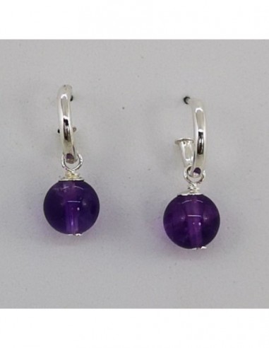 Amethyst Quartz Earrings