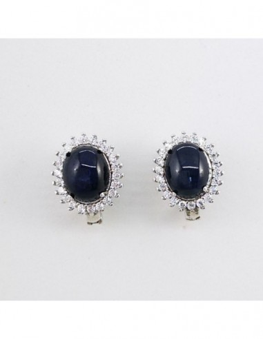 Star Sapphire Earrings